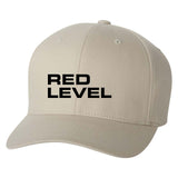 Red Level Flexfit Cotton Blend Cap Embroidery - Mato & Hash