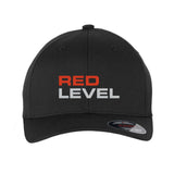 Red Level Flexfit Cotton Blend Cap Embroidery - Mato & Hash