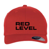 Red Level Flexfit Cotton Blend Cap Embroidery - Mato & Hash