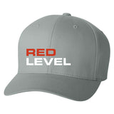 Red Level Flexfit Cotton Blend Cap Embroidery - Mato & Hash