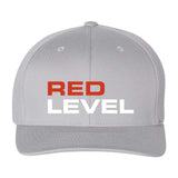 Red Level Flexfit Cotton Blend Cap Embroidery - Mato & Hash