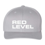 Red Level Flexfit Cotton Blend Cap Embroidery - Mato & Hash