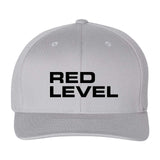 Red Level Flexfit Cotton Blend Cap Embroidery - Mato & Hash