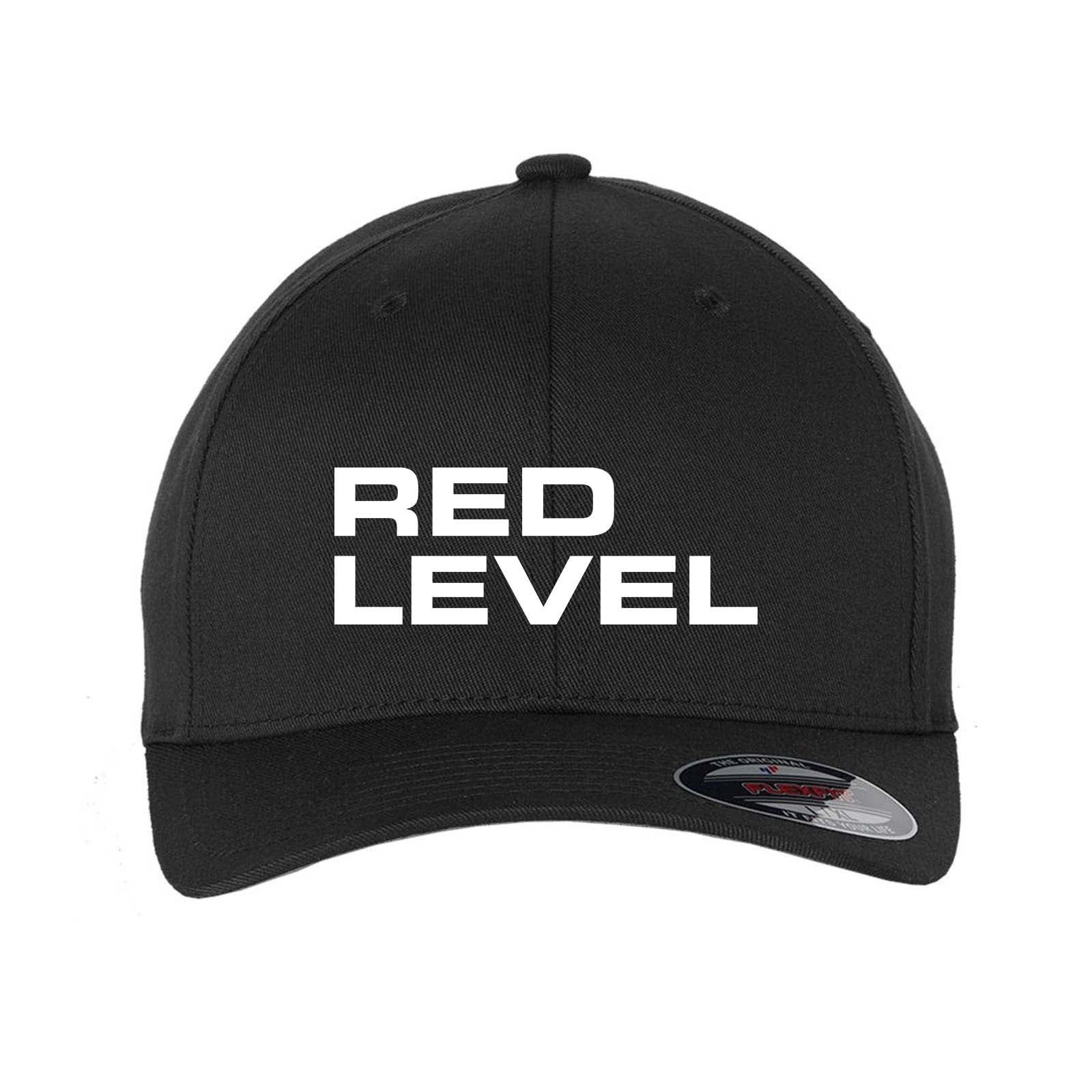 Red Level Flexfit Cotton Blend Cap Embroidery - Mato & Hash