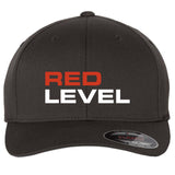 Red Level Flexfit Cotton Blend Cap Embroidery - Mato & Hash