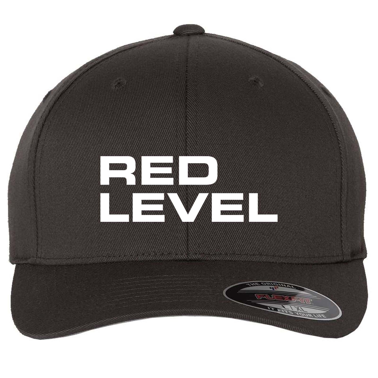 Red Level Flexfit Cotton Blend Cap Embroidery - Mato & Hash