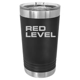 Red Level Lasered 16 oz. Polar Camel Pint with Slider Lid - Mato & Hash