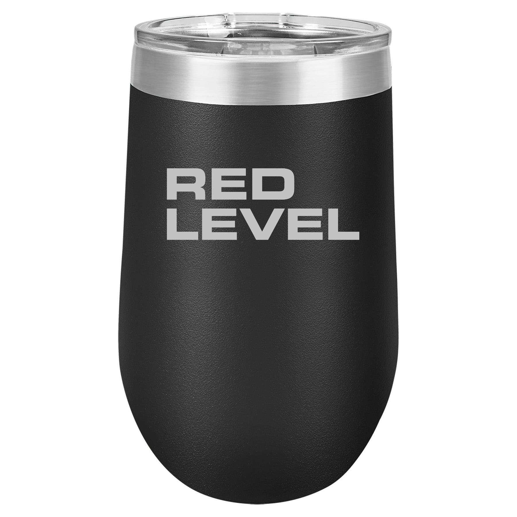 Red Level Lasered Polar Camel 16 oz. Stemless Tumbler w/Lid - Mato & Hash