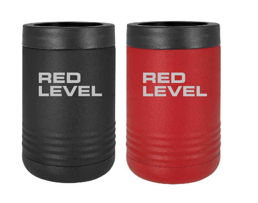 Red Level Lasered Polar Camel Black Stainless Steel Vacuum Insulated Beverage Holder - Mato & Hash