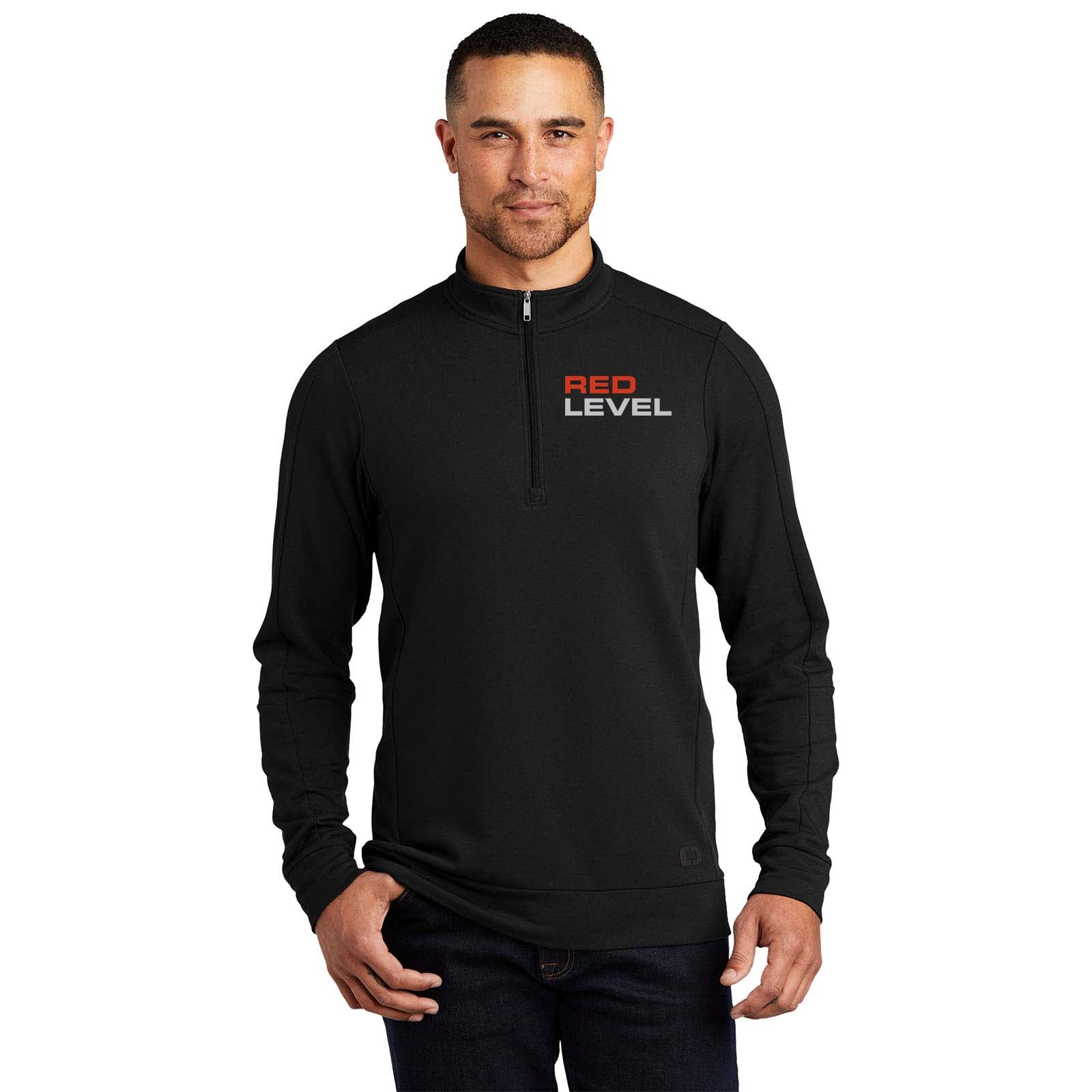 Red Level OGIO® Luuma 1/2-Zip Fleece Embroidery - Mato & Hash