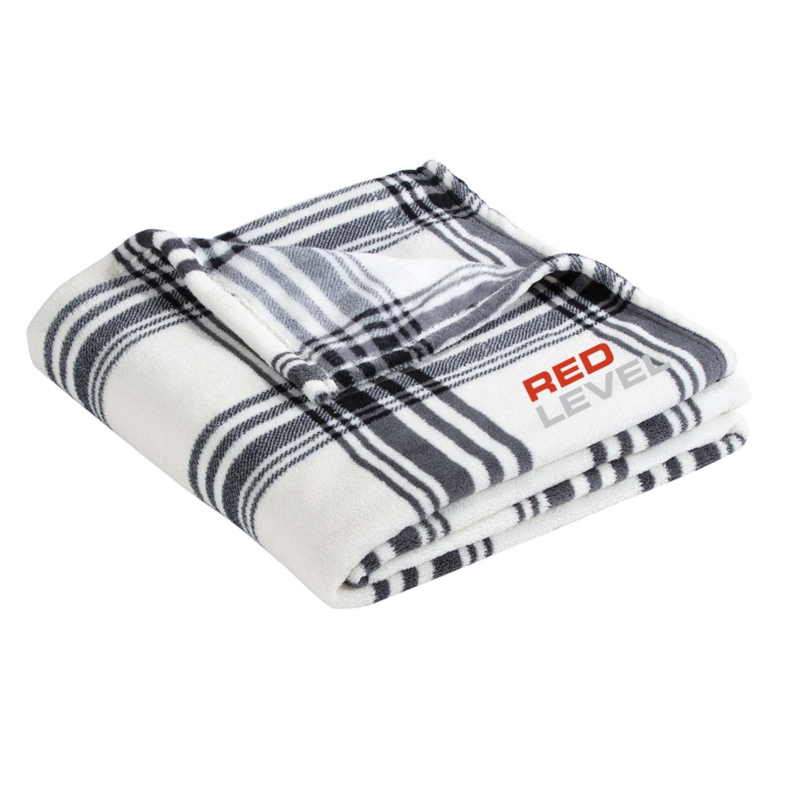 Red Level Port Authority Â®Ultra Plush Blanket Embroidery - Mato & Hash