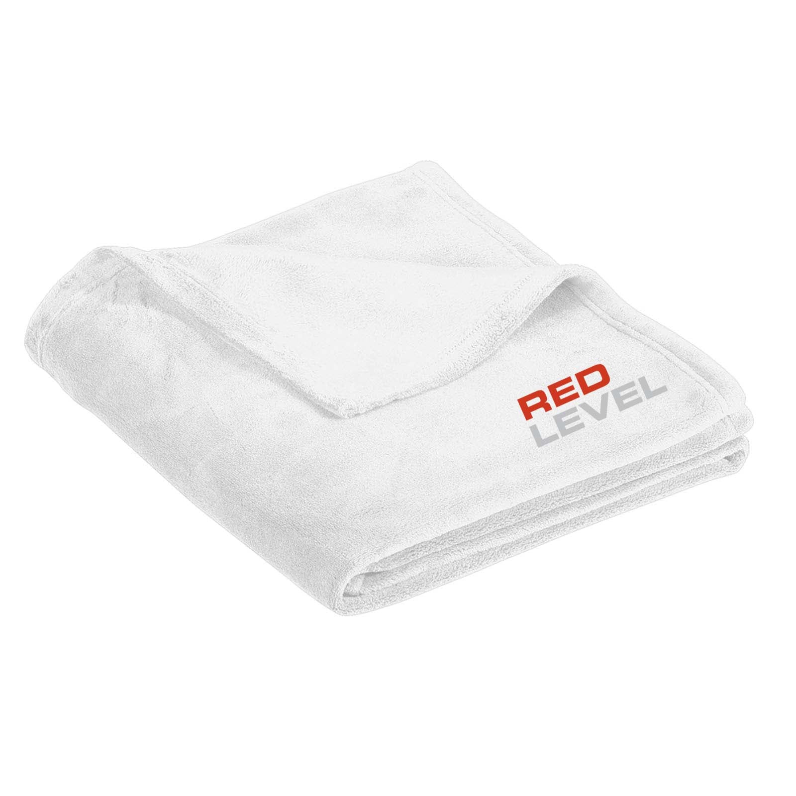 Red Level Port Authority Â®Ultra Plush Blanket Embroidery - Mato & Hash