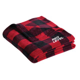 Red Level Port Authority Â®Ultra Plush Blanket Embroidery - Mato & Hash