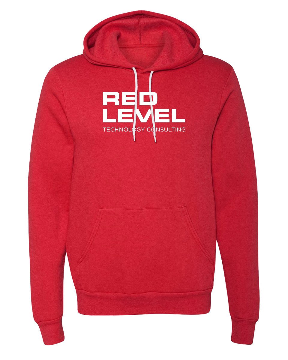Red Level Pullover Hooded Sweatshirt - Mato & Hash