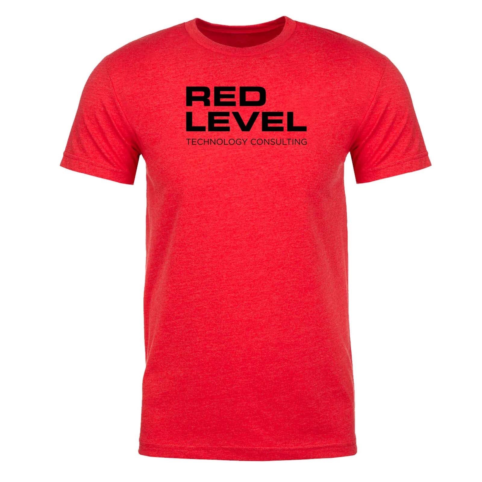 Red Level Unisex Blended Custom T-Shirt Printed - Mato & Hash