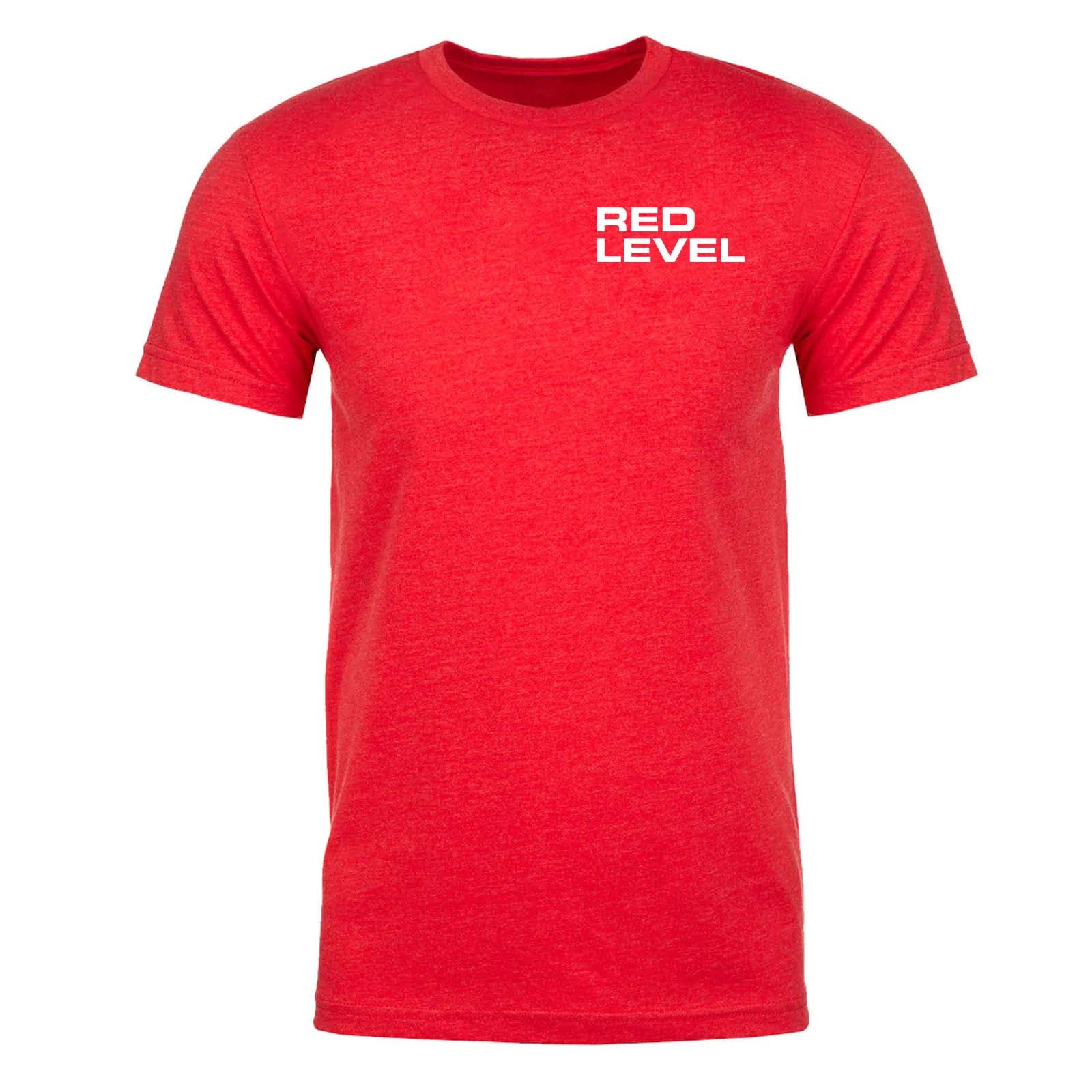 Red Level Unisex Blended Custom T-Shirt Printed - Mato & Hash