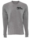 Red Level Unisex Blended Long Sleeve T-Shirt Printed - Mato & Hash