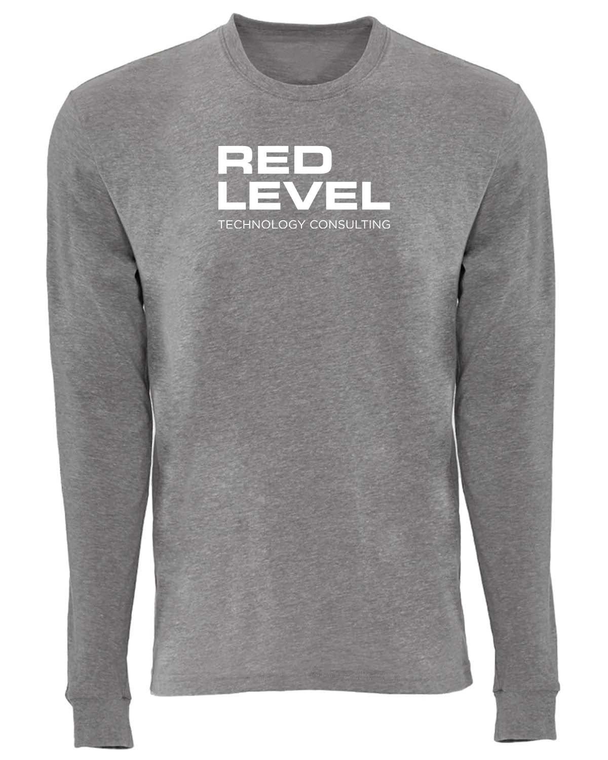 Red Level Unisex Blended Long Sleeve T-Shirt Printed - Mato & Hash