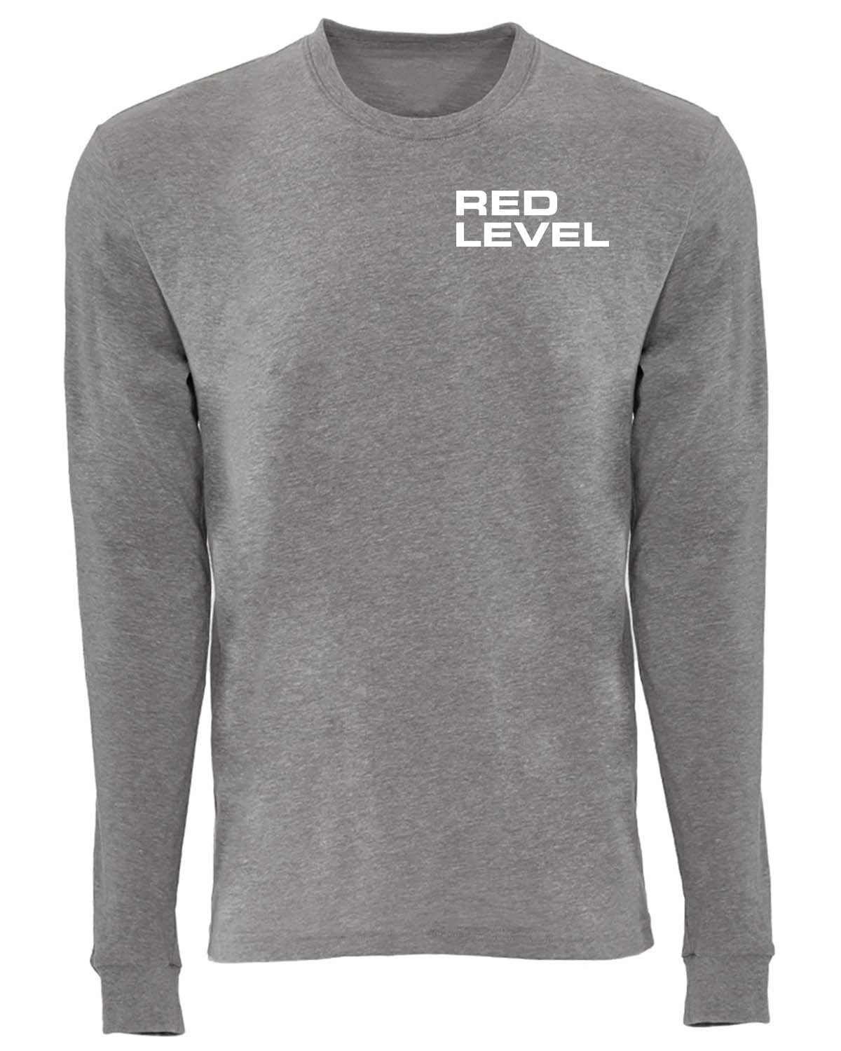 Red Level Unisex Blended Long Sleeve T-Shirt Printed - Mato & Hash