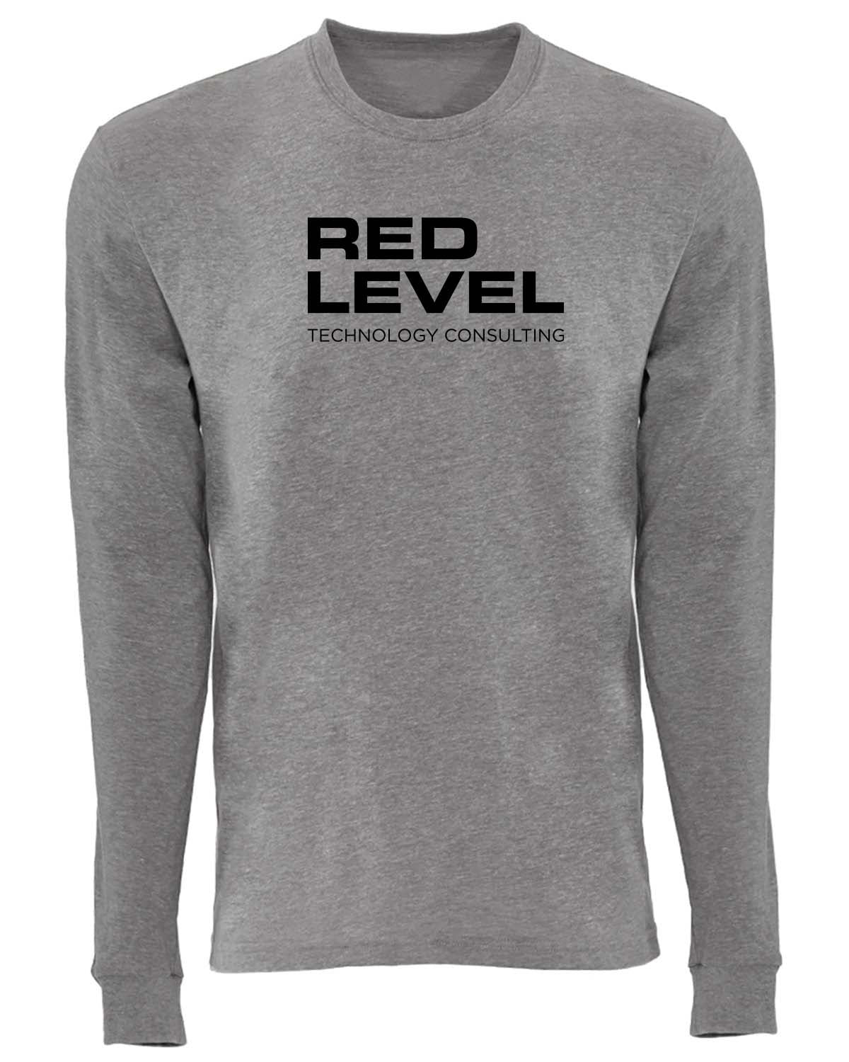 Red Level Unisex Blended Long Sleeve T-Shirt Printed - Mato & Hash