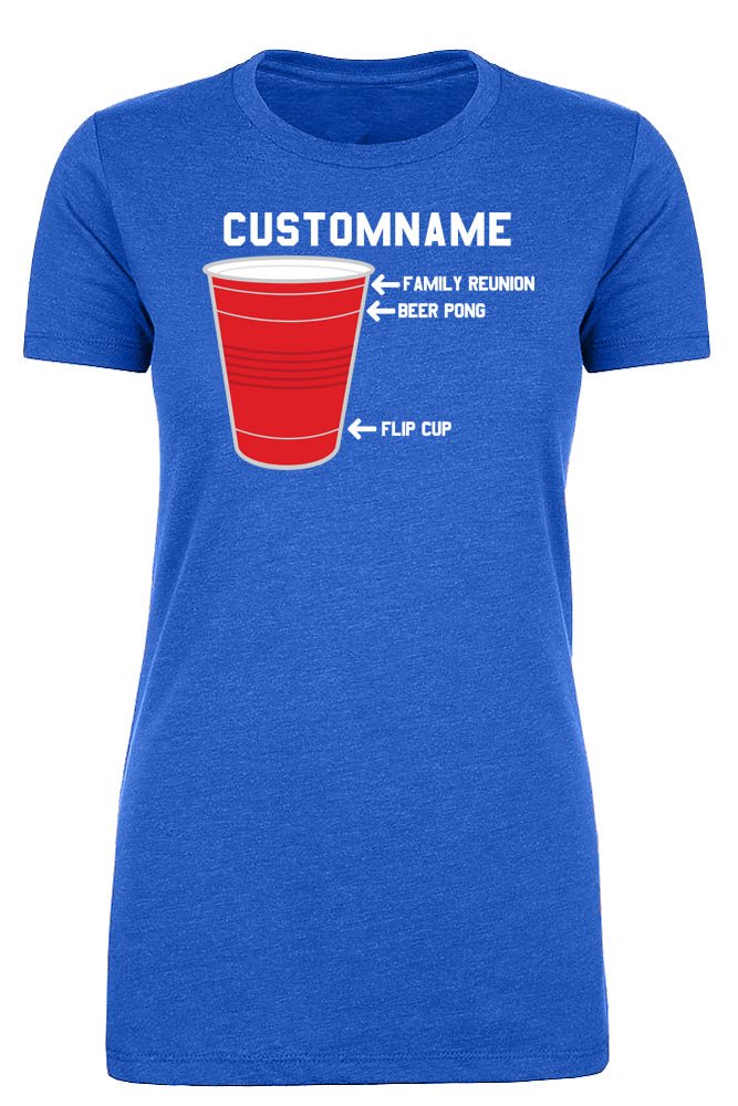 Red Solo Cup Custom Name Family Reunion Womens T Shirts - Mato & Hash