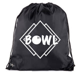 Retro Bowl Polyester Drawstring Bag