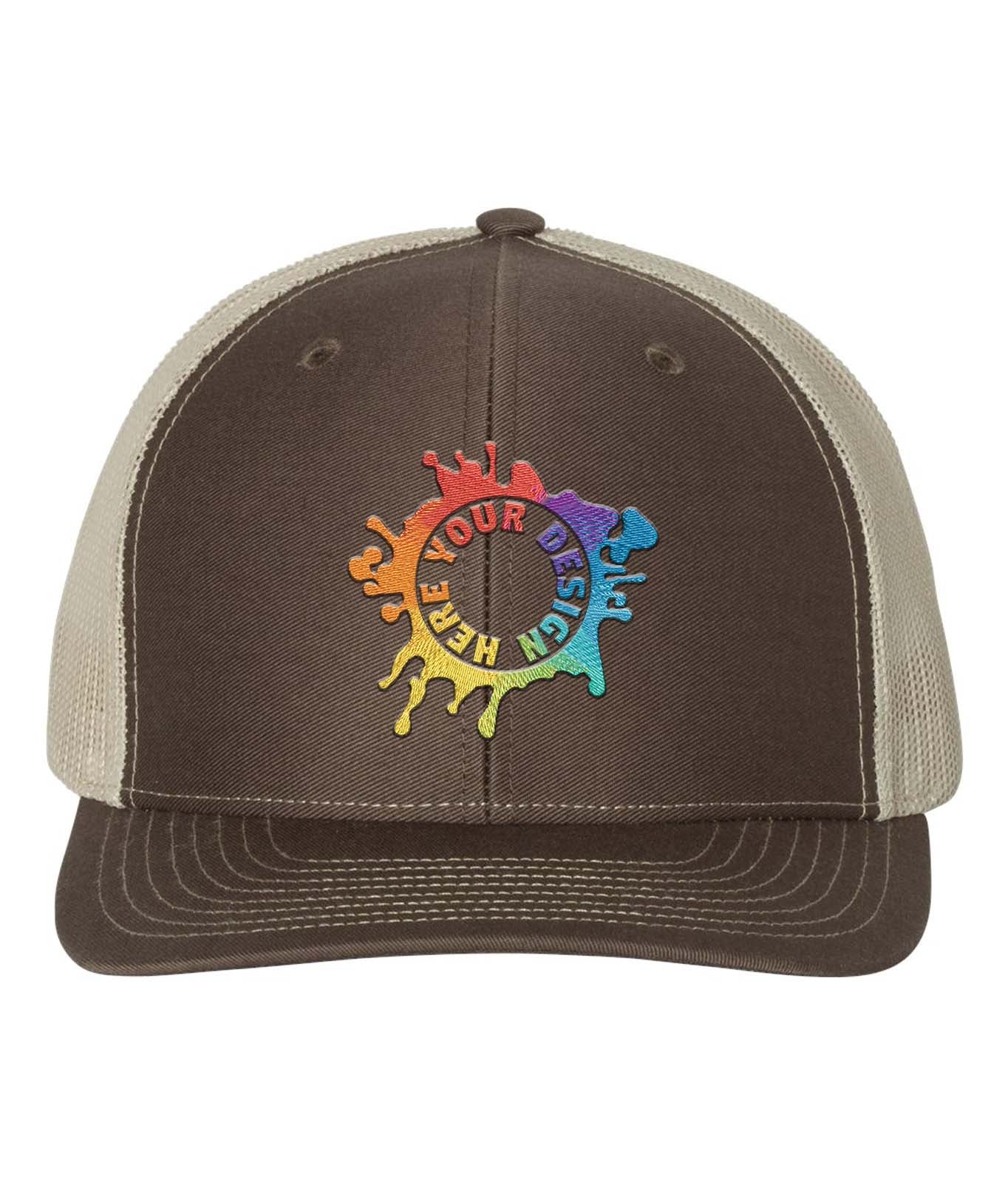 Richardson 112 Adjustable Snapback Trucker Cap Embroidery - Mato & Hash