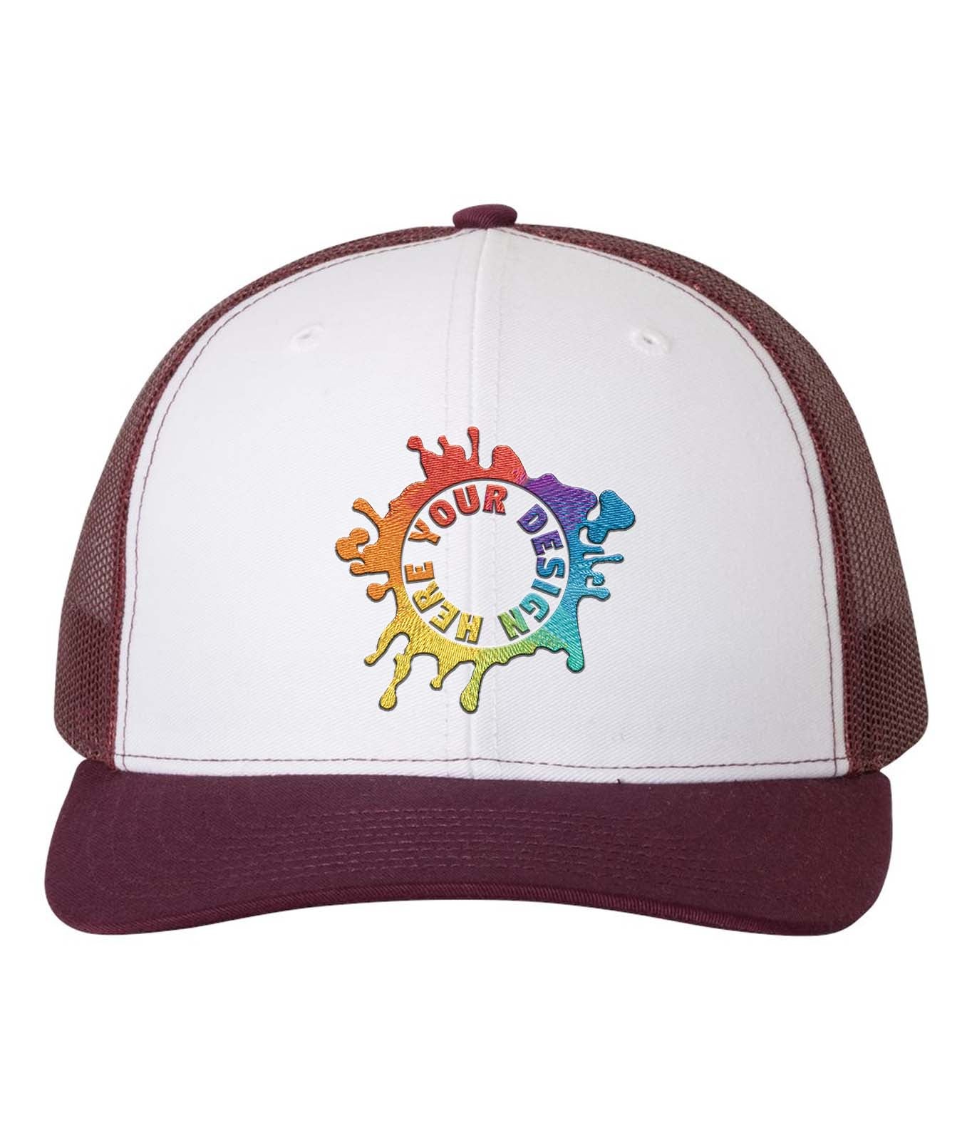 Richardson 112 Adjustable Snapback Trucker Cap Embroidery - Mato & Hash