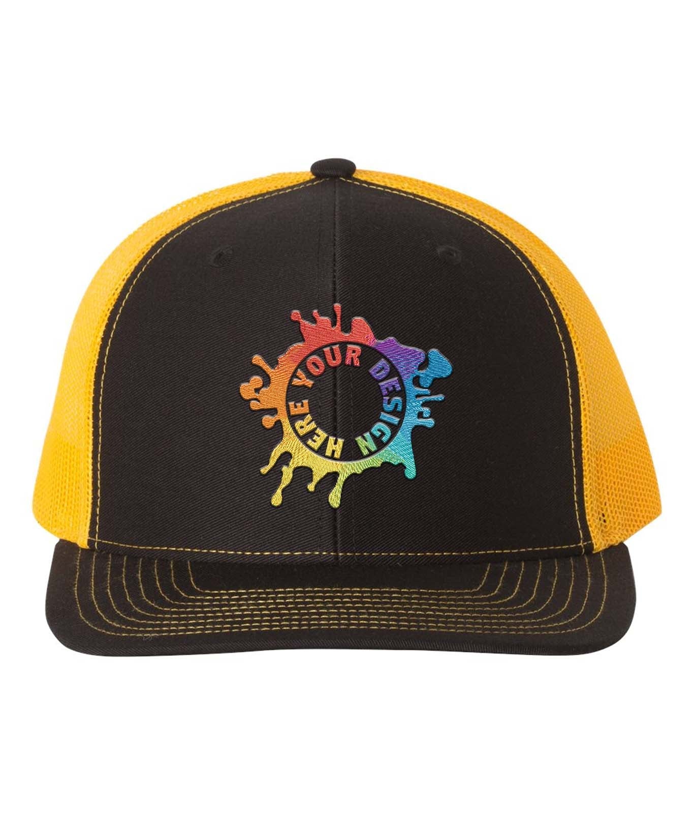 Richardson 112 Adjustable Snapback Trucker Cap Embroidery - Mato & Hash