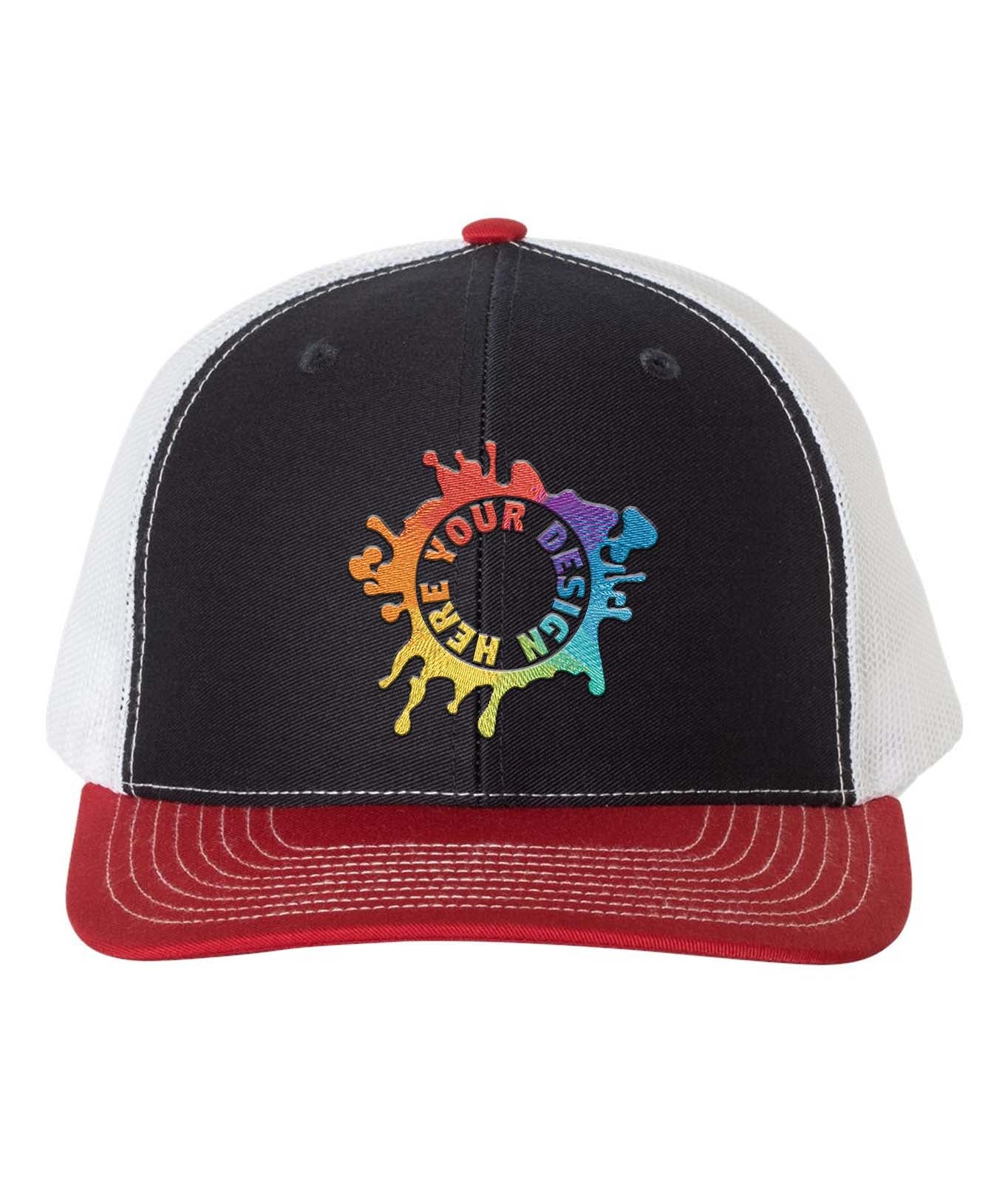 Richardson 112 Adjustable Snapback Trucker Cap Embroidery - Mato & Hash