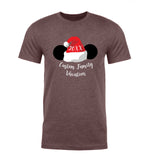 Santa Hat w/ Mouse Ears Custom Family Vacation & Year Unisex T Shirts