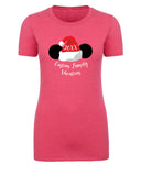Santa Hat w/ Mouse Ears Custom Family Vacation & Year Womens T Shirts - Mato & Hash