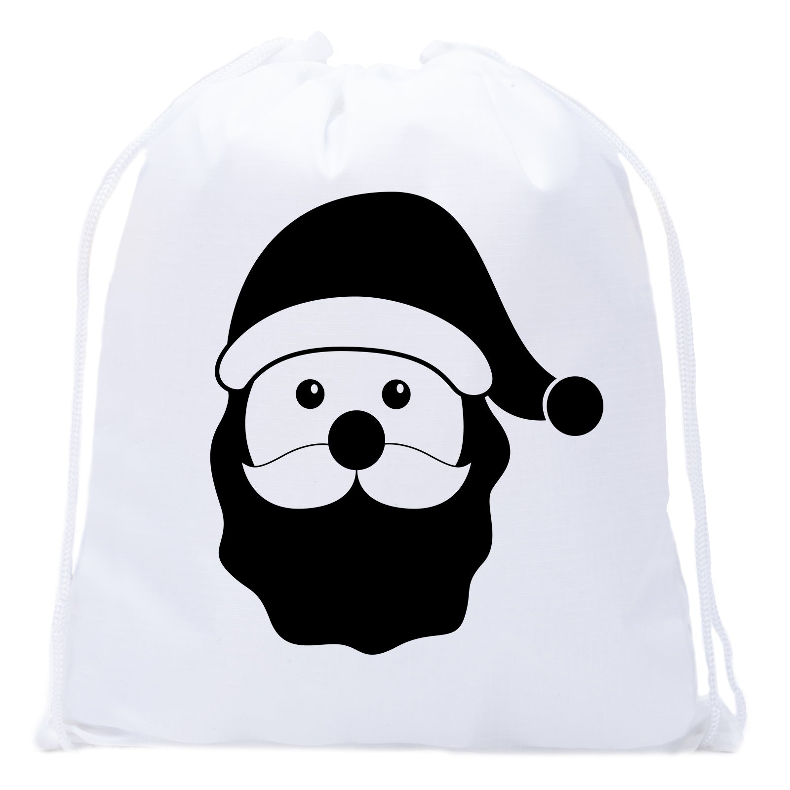 Santa Mini Polyester Drawstring Bag - Mato & Hash