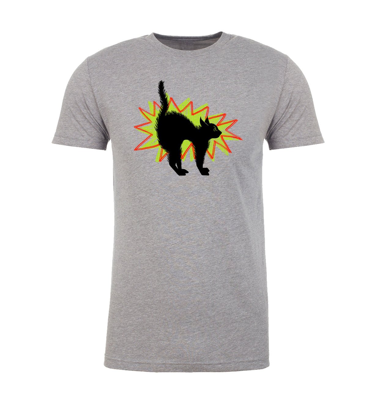 Scared Cat Unisex Halloween T Shirts - Mato & Hash