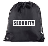 Security - Block - Polyester Drawstring Bag