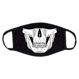 Skull Face Mask + Skeleton T Shirt Combo Unisex Adult - Mato & Hash