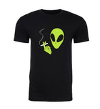 Smoking Alien Unisex T Shirts