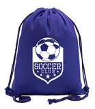 Soccer Club Shield Cotton Drawstring Bag - Mato & Hash