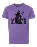 Spooky House Kids Halloween T Shirts