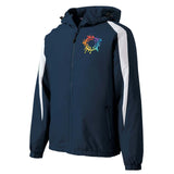 Sport-Tek® Fleece-Lined Colorblock Jacket Embroidery - Mato & Hash