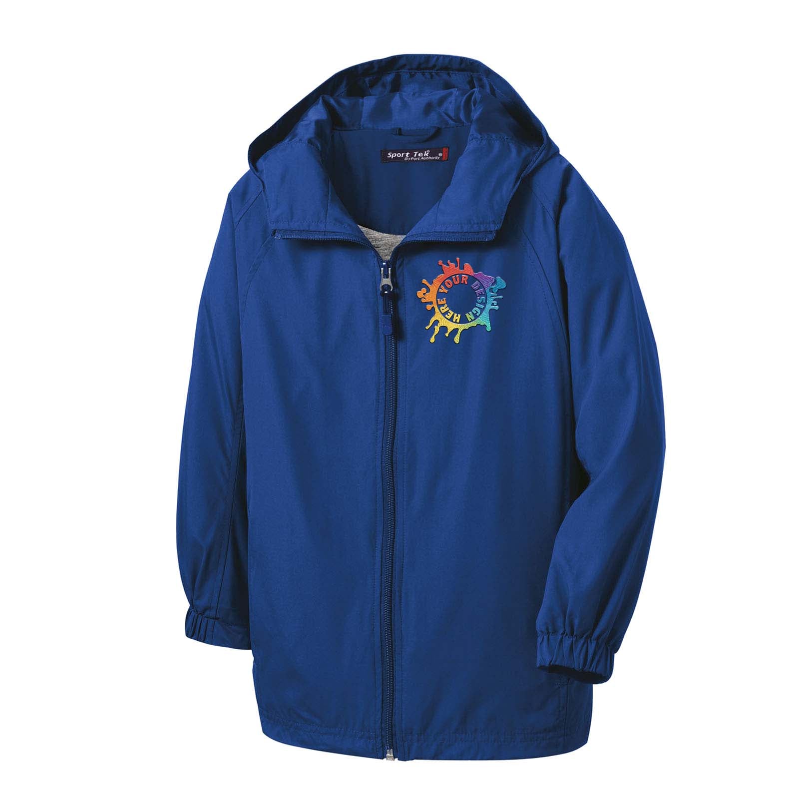 Sport-Tek® Hooded Raglan Jacket Embroidery - Mato & Hash