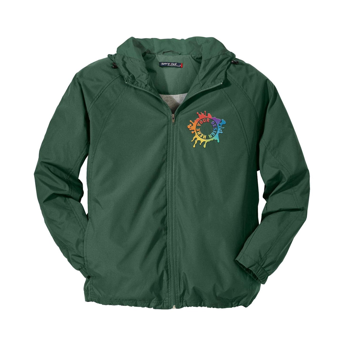 Sport-Tek® Hooded Raglan Jacket Embroidery - Mato & Hash