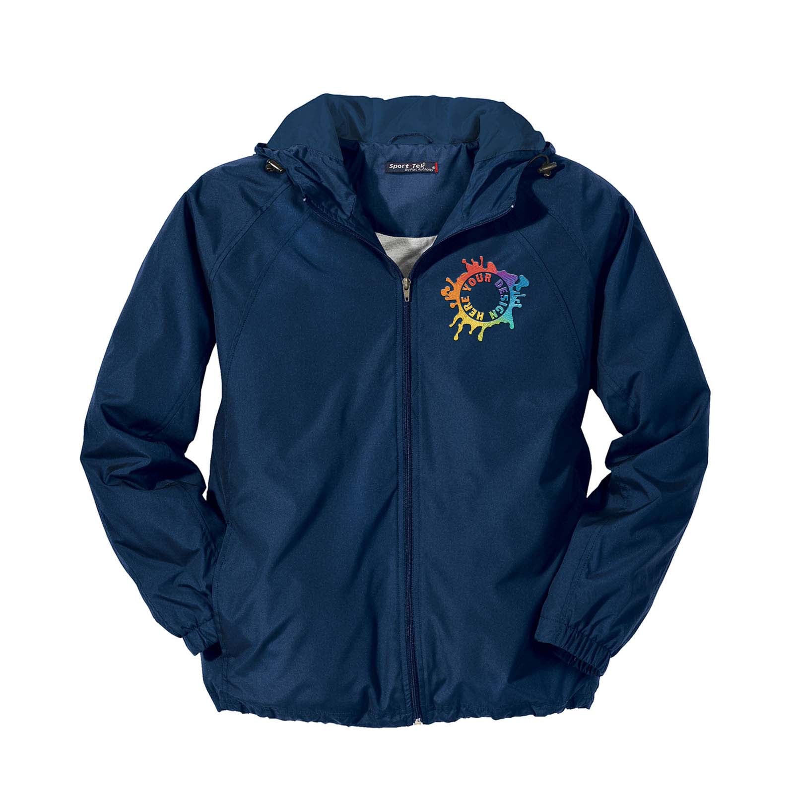 Sport-Tek® Hooded Raglan Jacket Embroidery - Mato & Hash