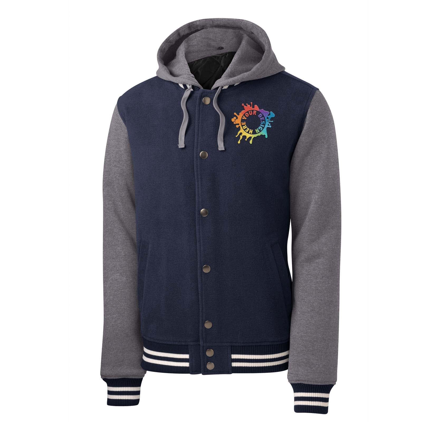 Sport-Tek® Insulated Letterman Jacket Embroidery - Mato & Hash