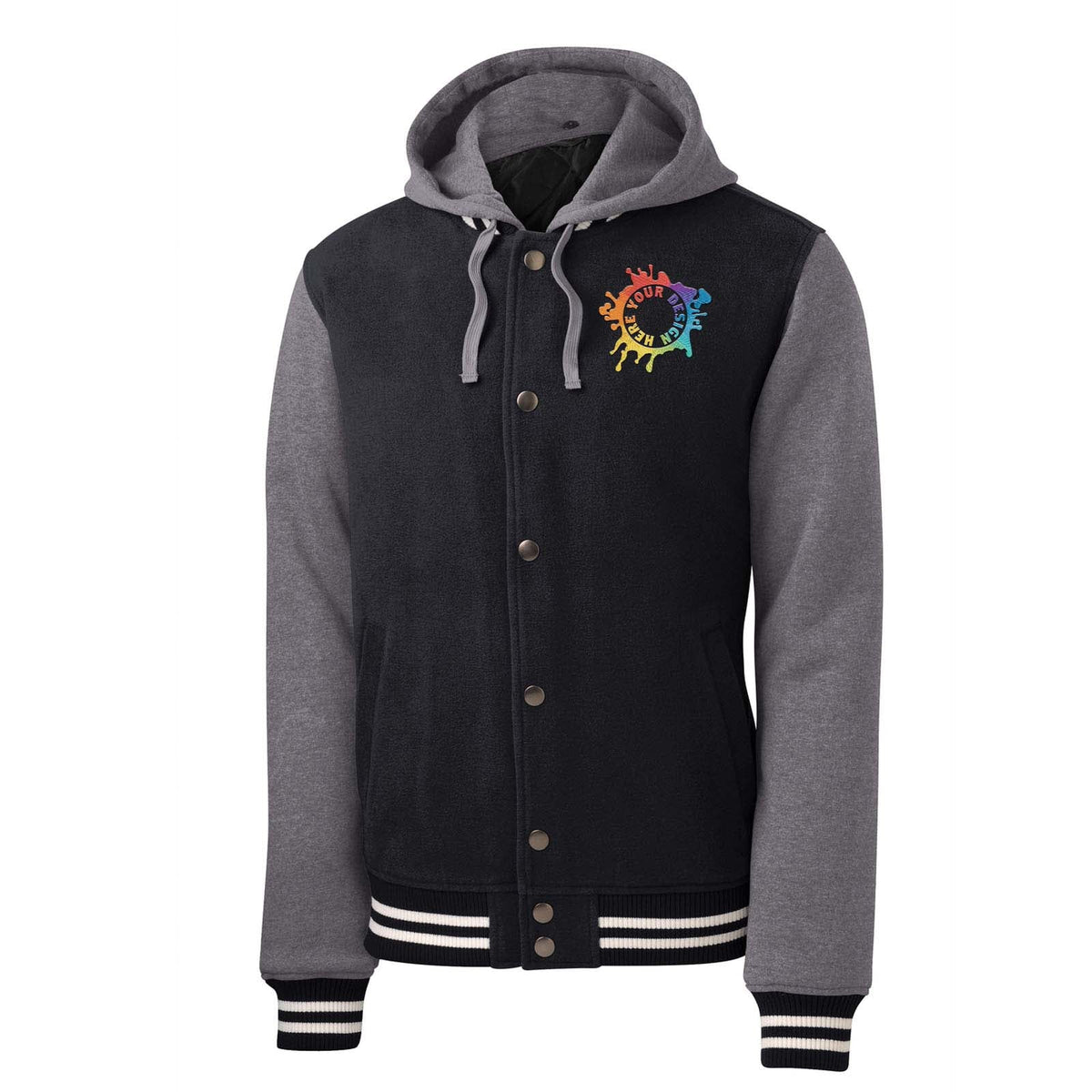 Sport-Tek® Insulated Letterman Jacket Embroidery - Mato & Hash