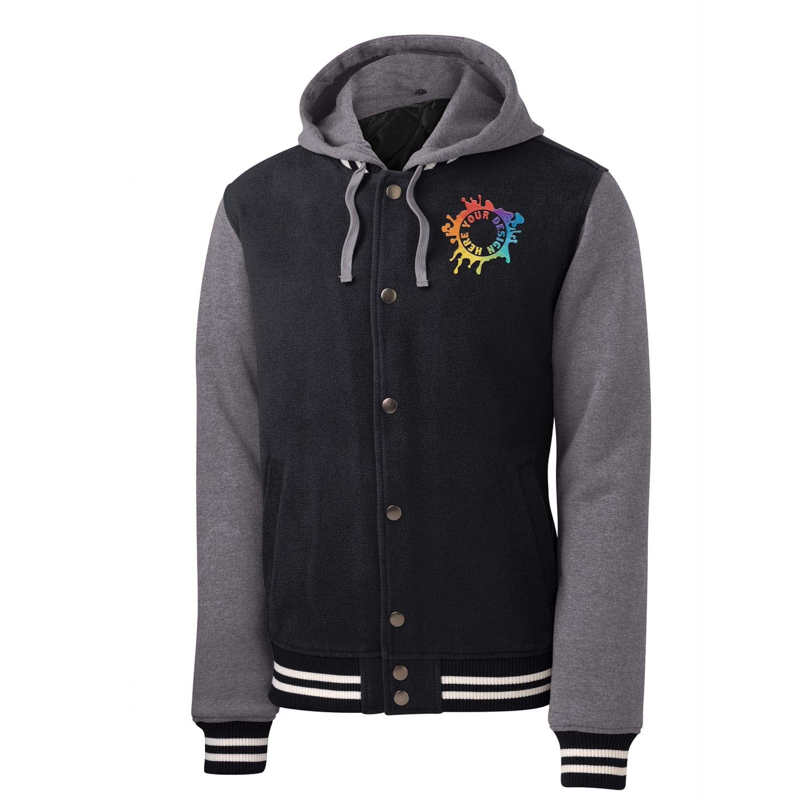 Sport-Tek® Insulated Letterman Jacket Embroidery - Mato & Hash