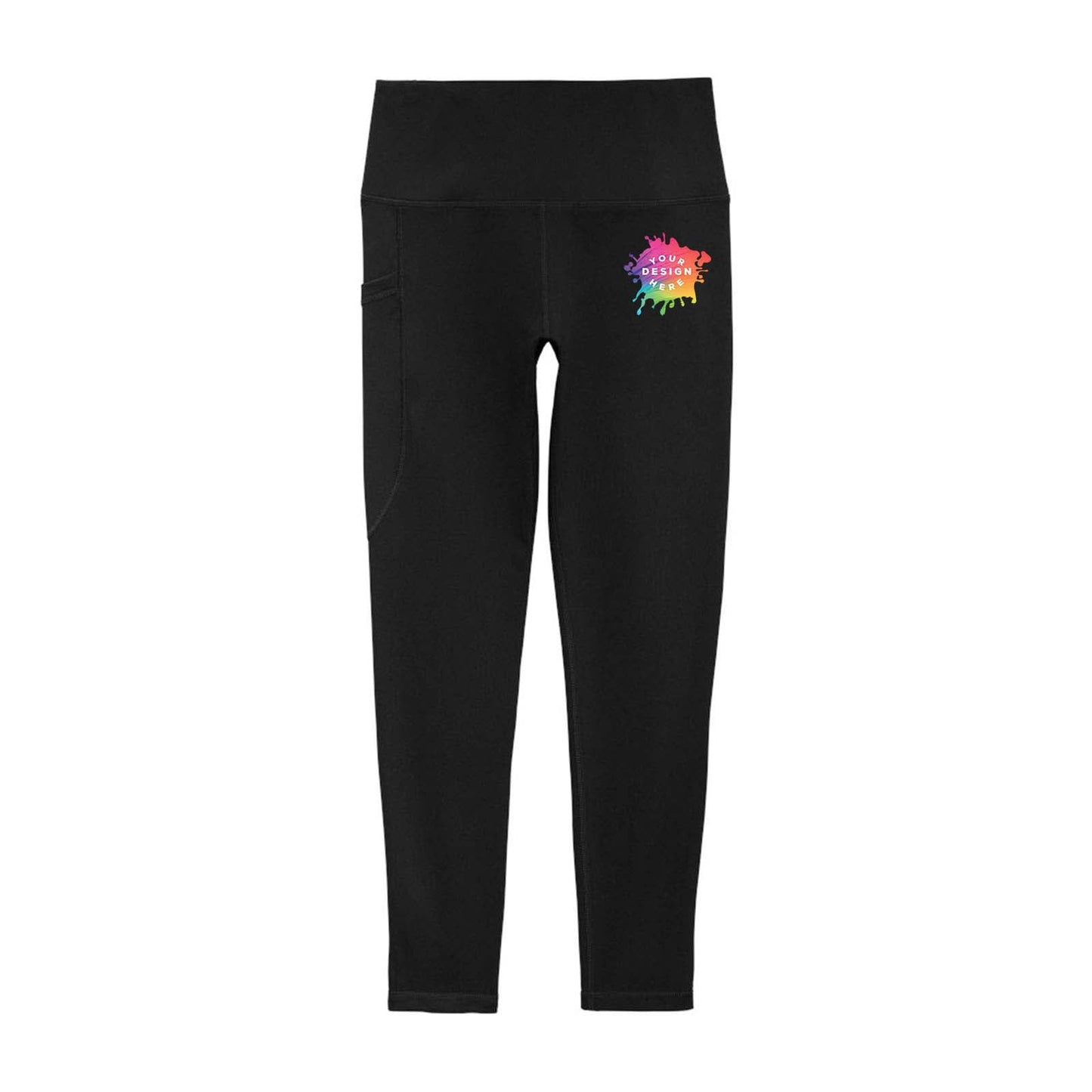 Sport-Tek ® Ladies High Rise Legging - Mato & Hash