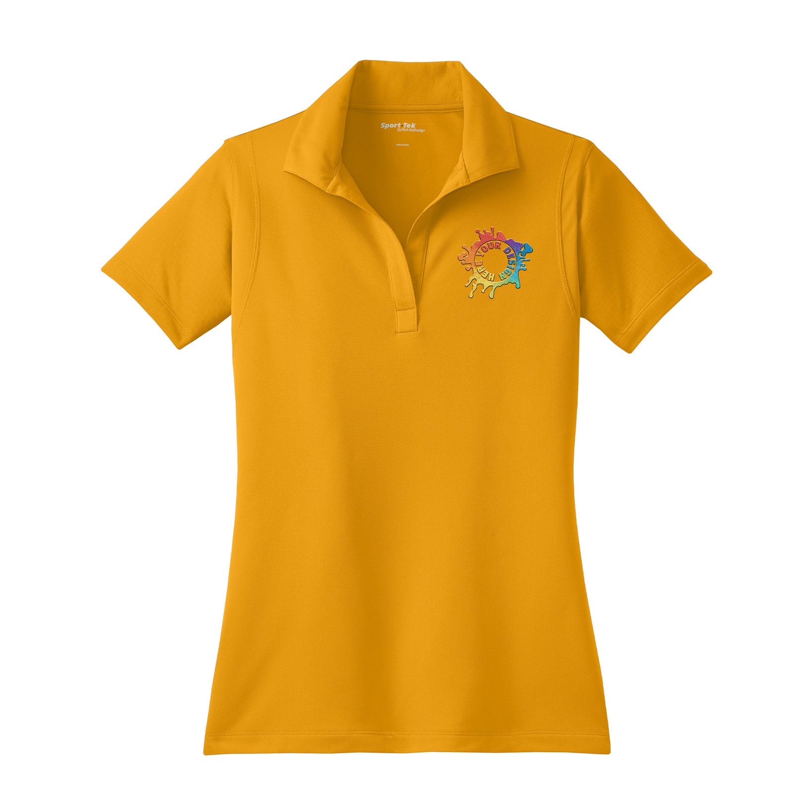 Sport Tek Ladies Micropique Sport-Wick 100% Polyester Polo T-Shirt Embroidery - Mato & Hash