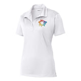 Sport Tek Ladies Micropique Sport-Wick 100% Polyester Polo T-Shirt Embroidery - Mato & Hash