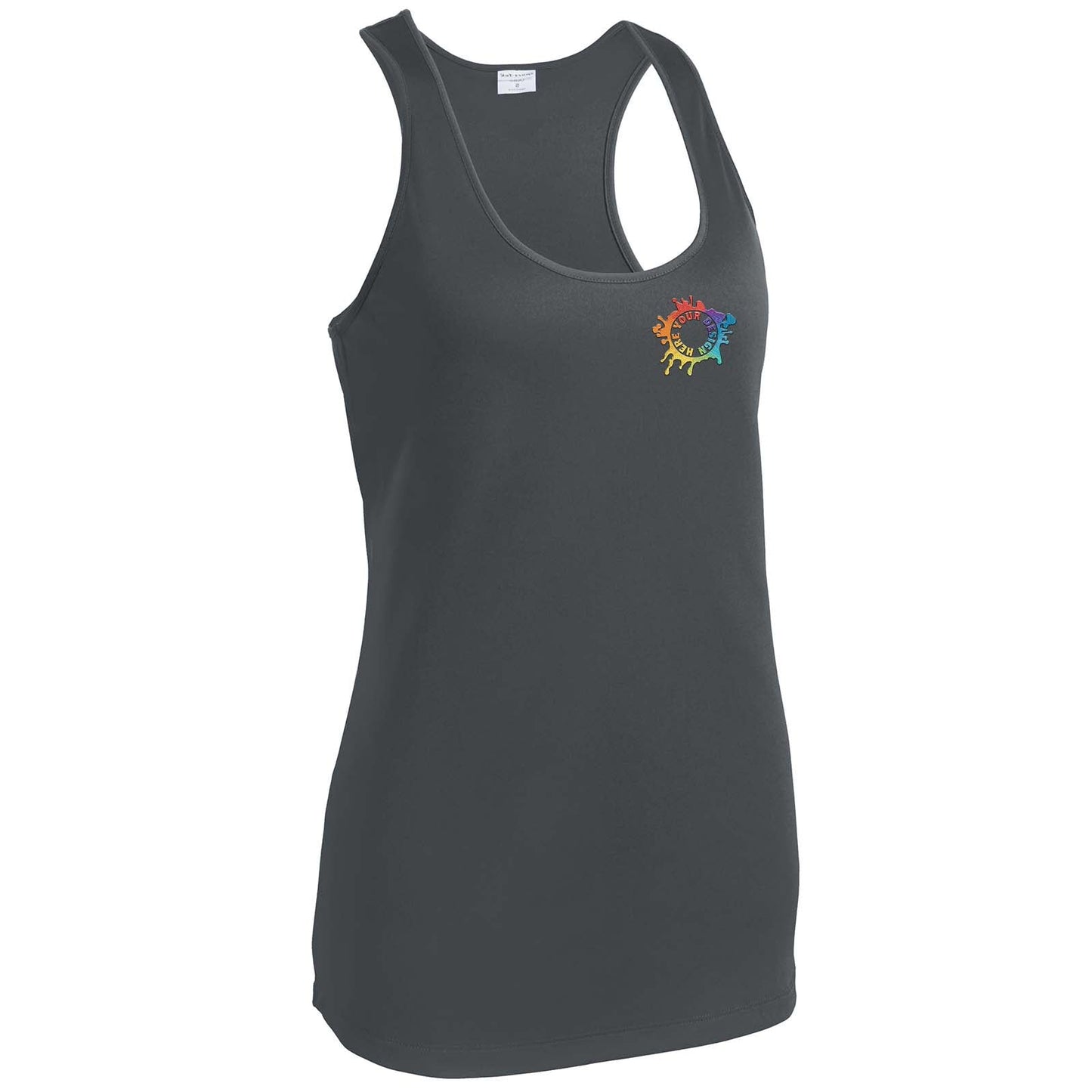 Sport-Tek Ladies PosiCharge Competitor Racerback Tank Embroidery - Mato & Hash